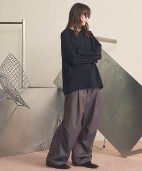 艺术家图形刺绣Prime-Over船长颈长袖T恤