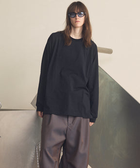 艺术家图形刺绣Prime-Over船长颈长袖T恤