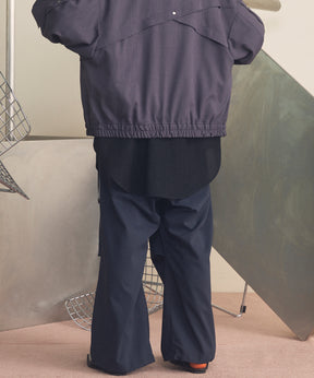 4 색 샹 브레이 세탁 가능한 양모 피크 라펠 더블 가슴 재킷