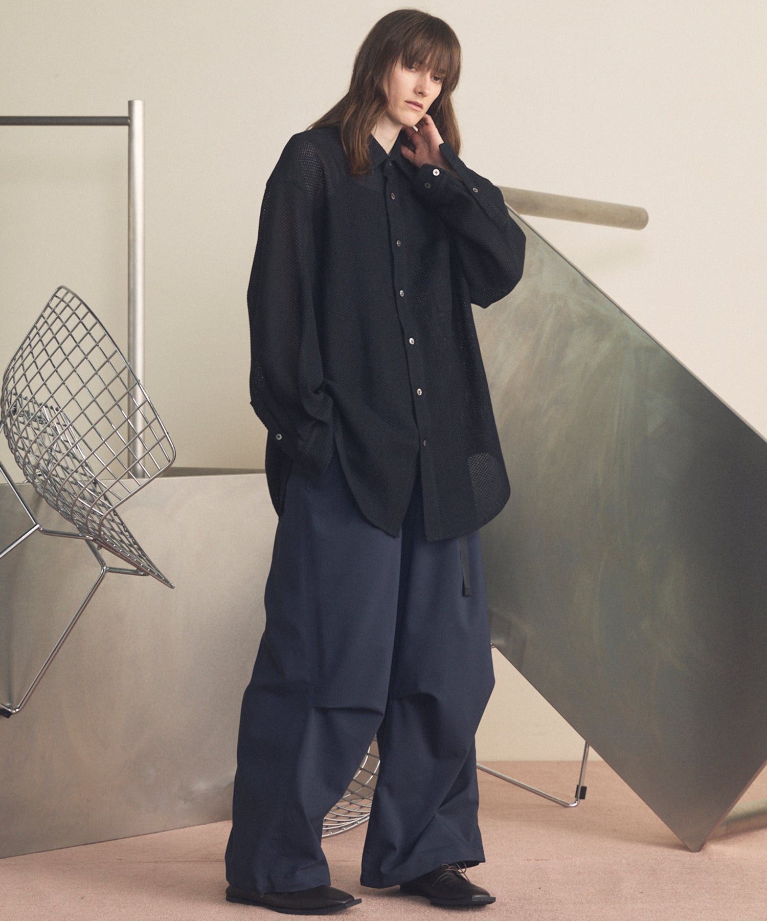 4 색 샹 브레이 세탁 가능한 양모 피크 라펠 더블 가슴 재킷