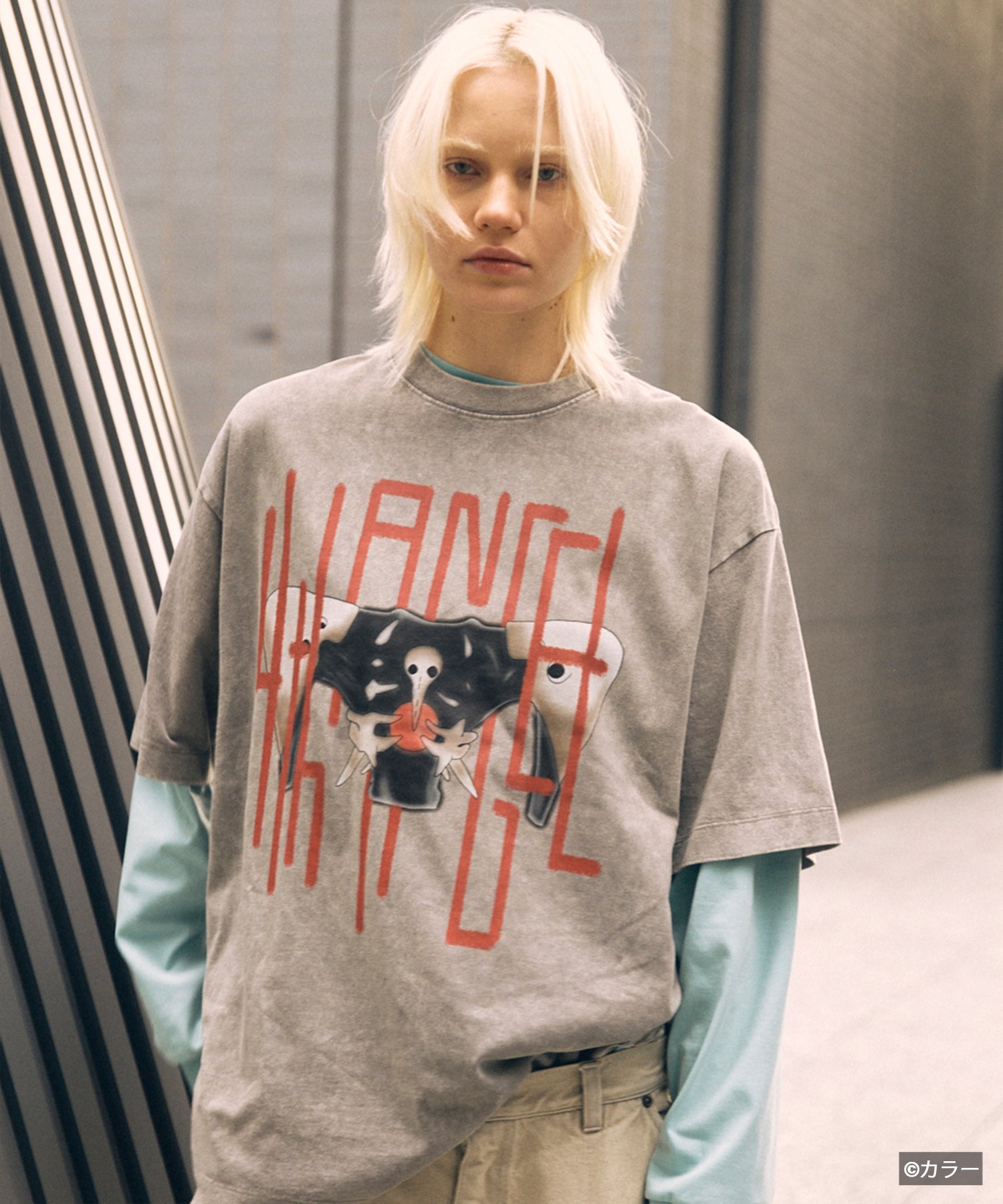 【26SS PRE-ORDER】【EVANGELION for MAISON SPECIAL】Prime-Over Crew Neck Graphic T-Shirt