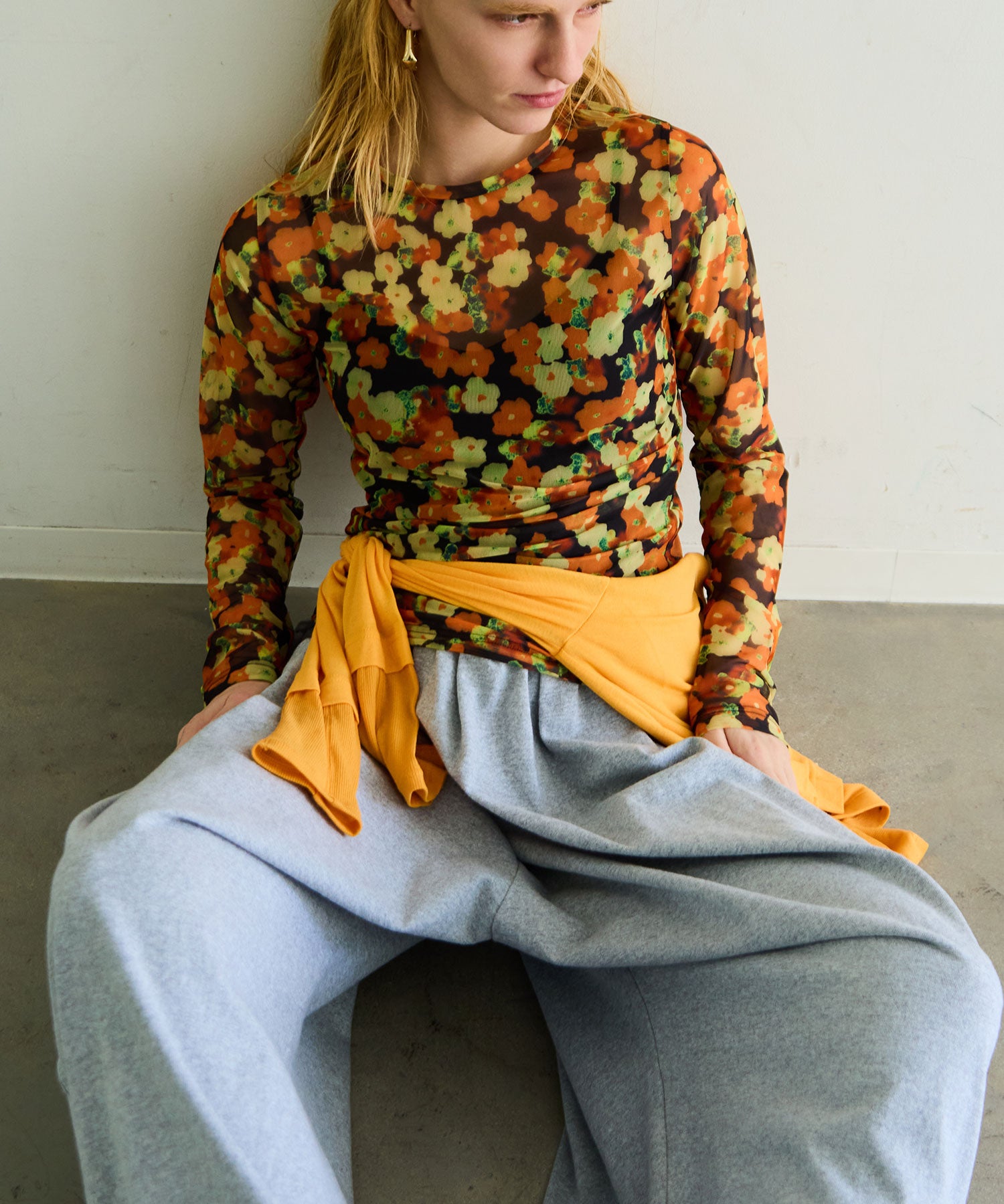 【26SPRING PRE-ORDER】Flower Print Tops