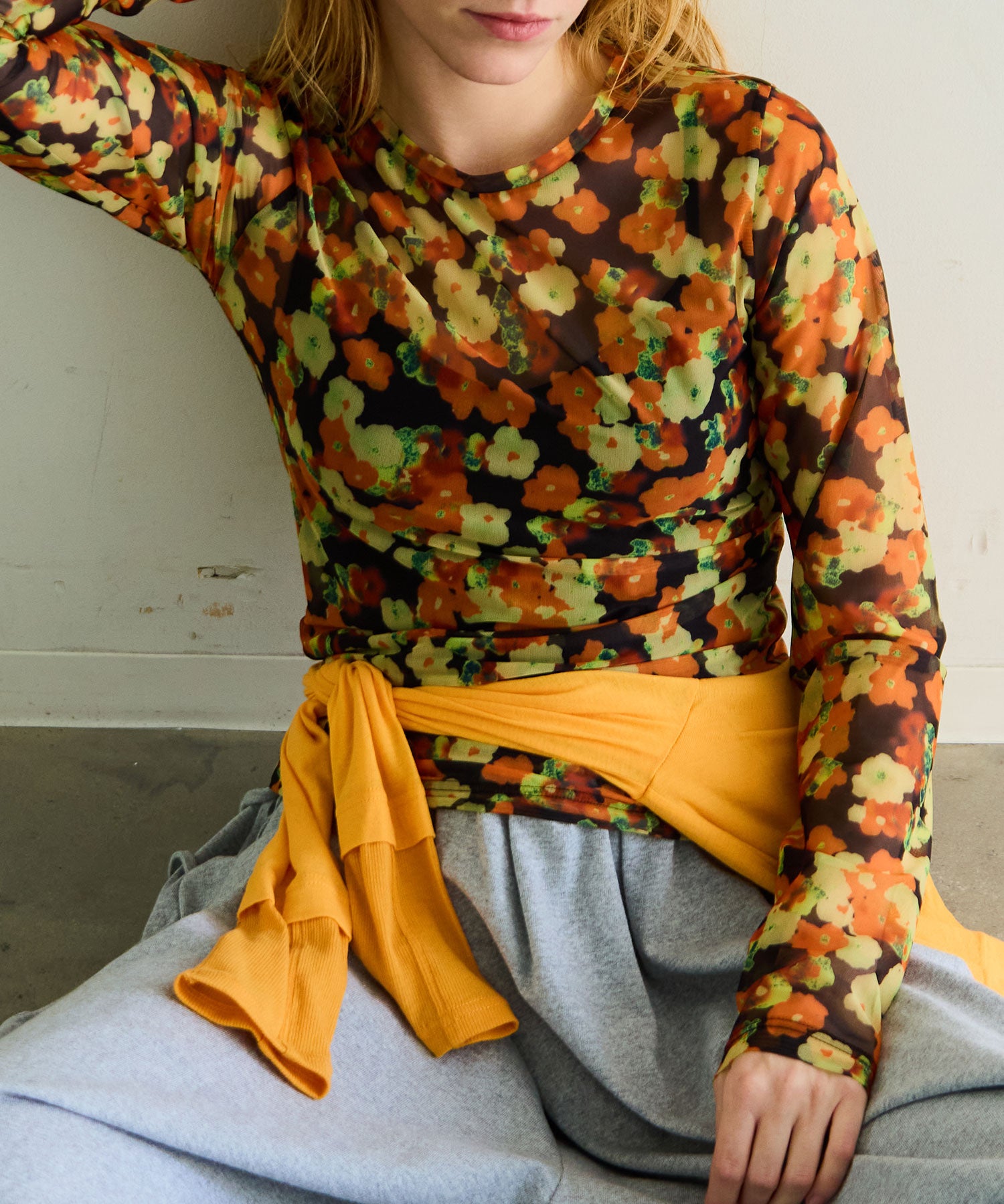 【26SPRING PRE-ORDER】Flower Print Tops