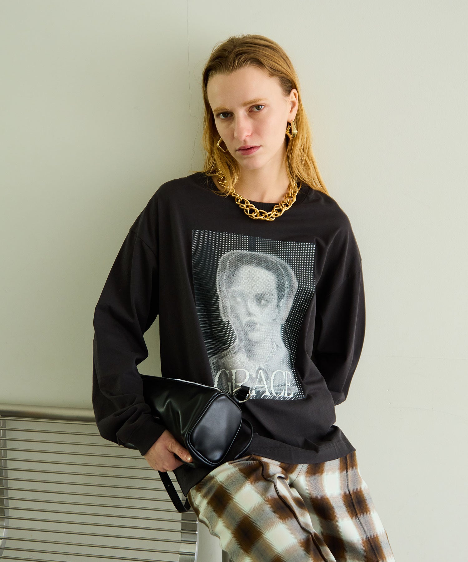 GRACE Print Long Sleeve Tee