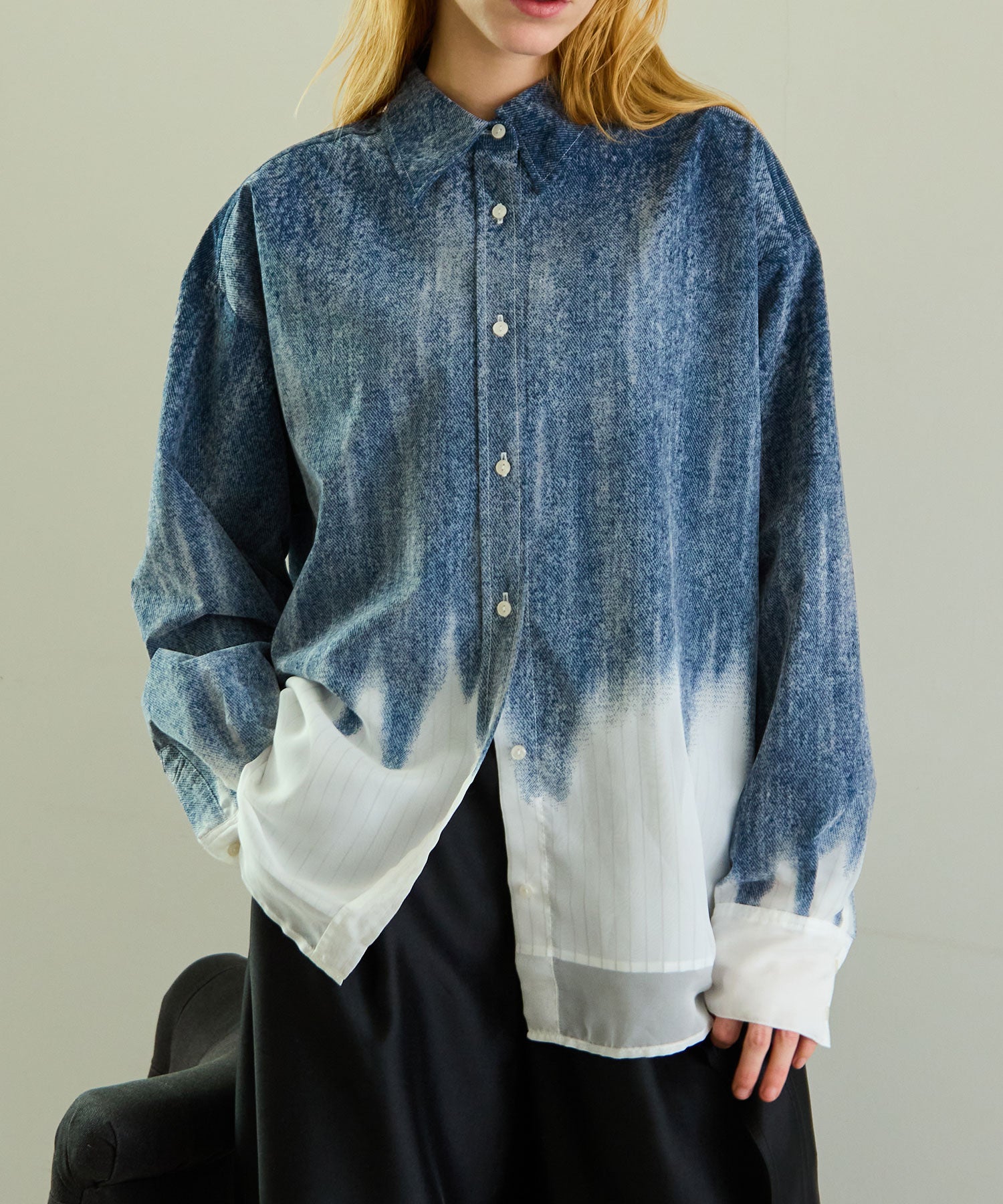 【26SPRING PRE-ORDER】Flocky Denim Shirt