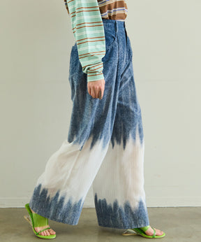 [26SPRING预购]植绒牛仔裤