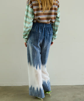 [26SPRING预购]植绒牛仔裤