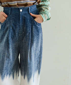 [26SPRING预购]植绒牛仔裤