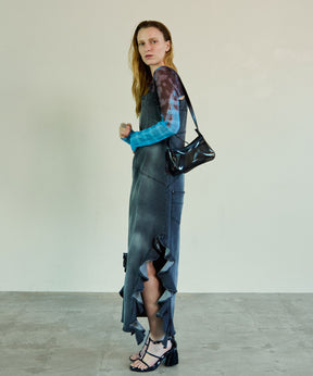 [26SPRING PRE-ORDER] Frill Denim Dress