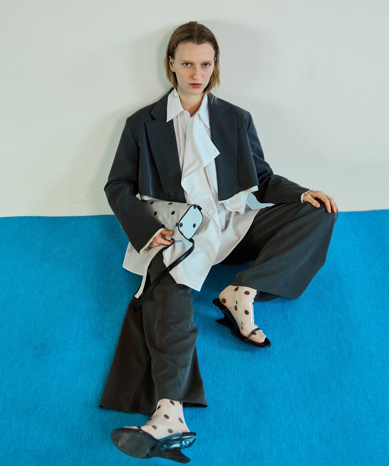 Back-Tulle Short Jacket