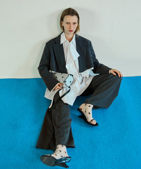 Back-Tulle Short Jacket