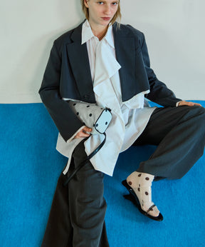 Back-Tulle Short Jacket