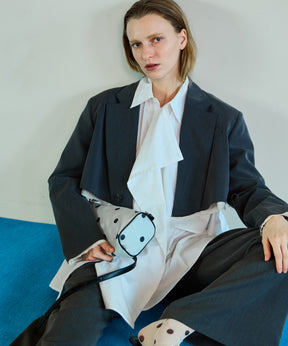 Back-Tulle Short Jacket