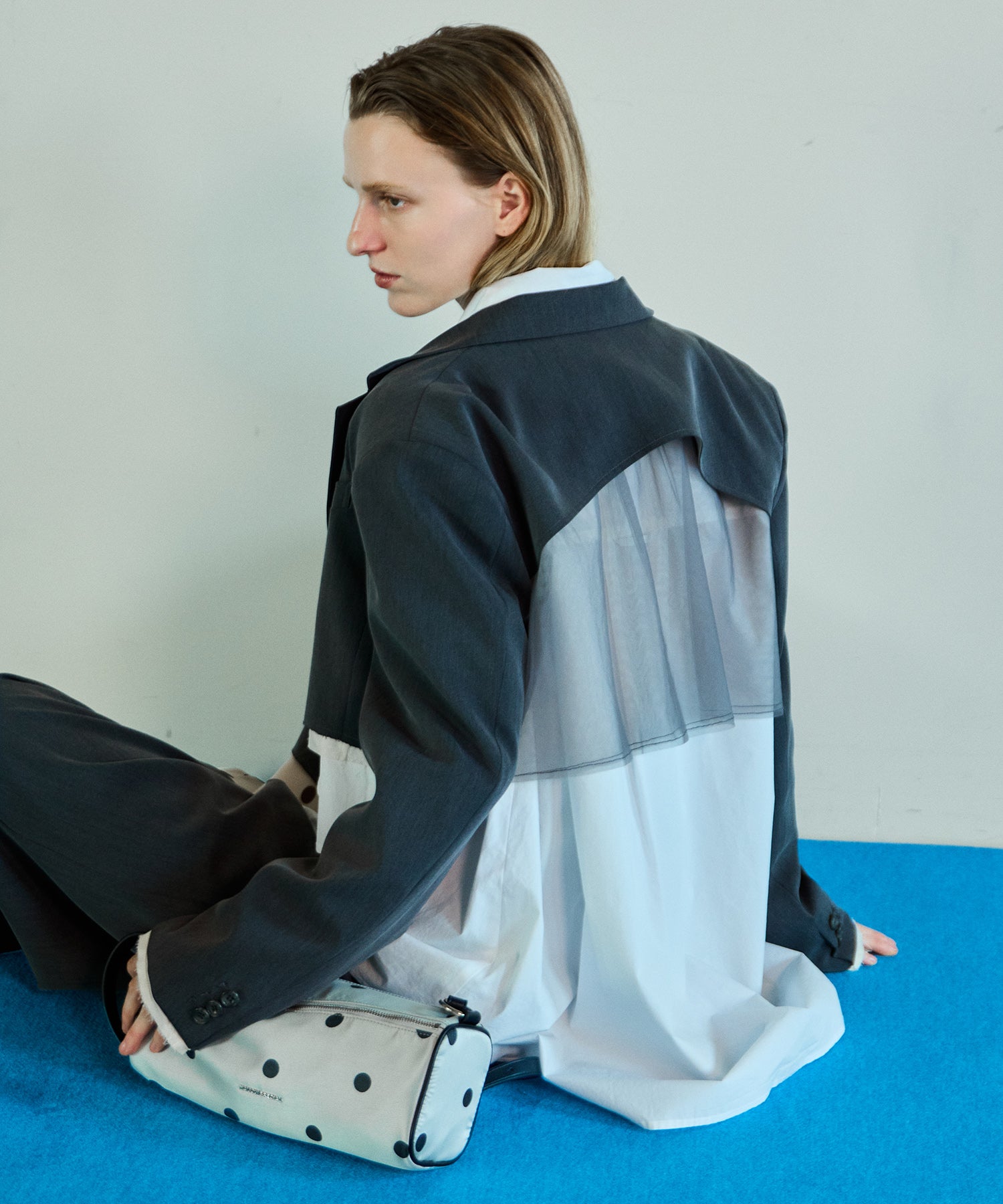 Back-Tulle Short Jacket