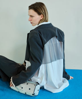 Back-Tulle Short Jacket