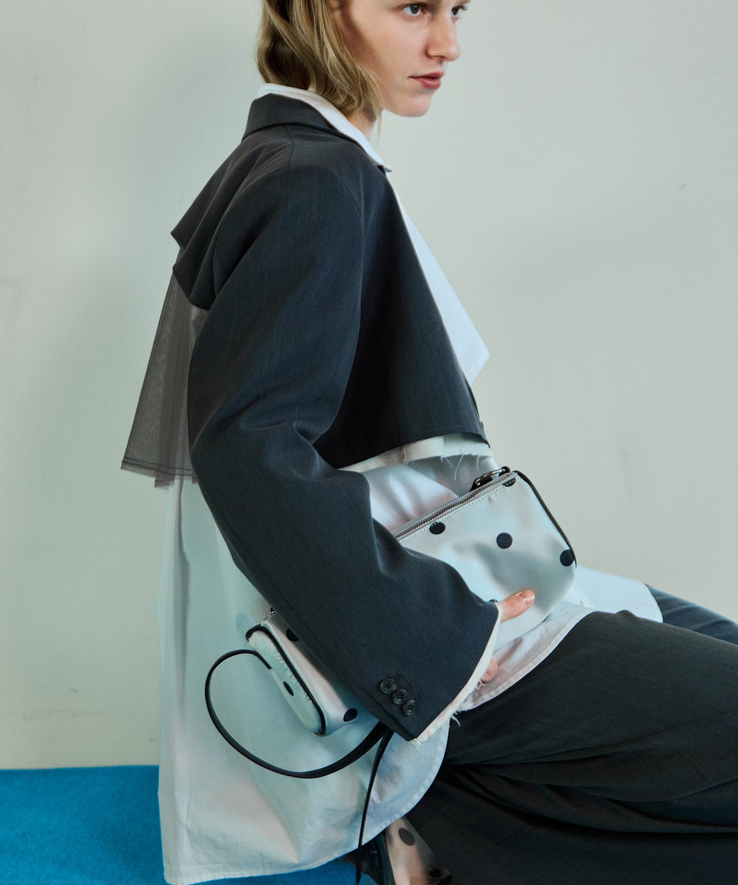 Back-Tulle Short Jacket