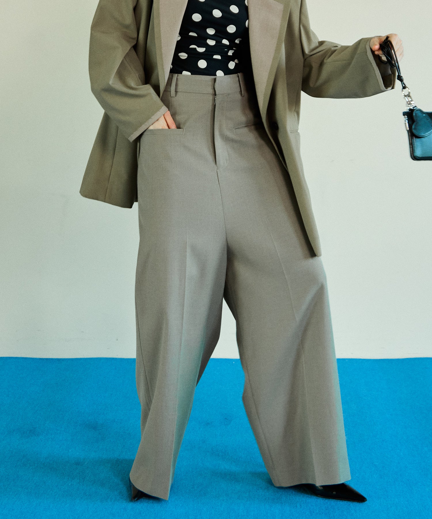 【26SPRING PRE-ORDER】Baggy Slacks Pants