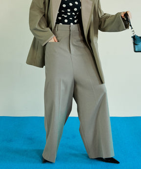 【26SPRING PRE-ORDER】Baggy Slacks Pants