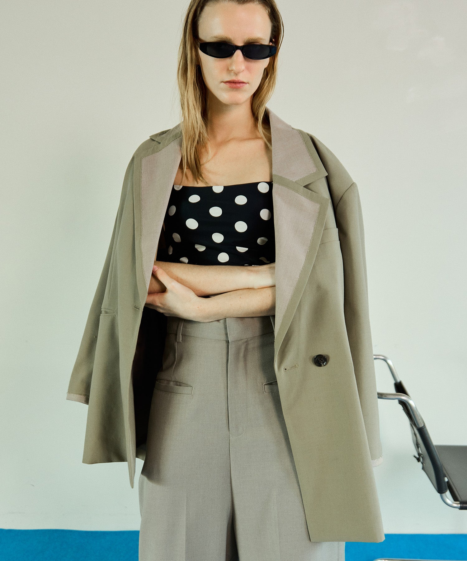 【26SPRING PRE-ORDER】Cup-in Dot Bodysuit