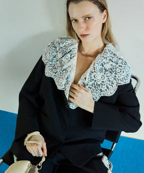 Lace Vest Single Jacket