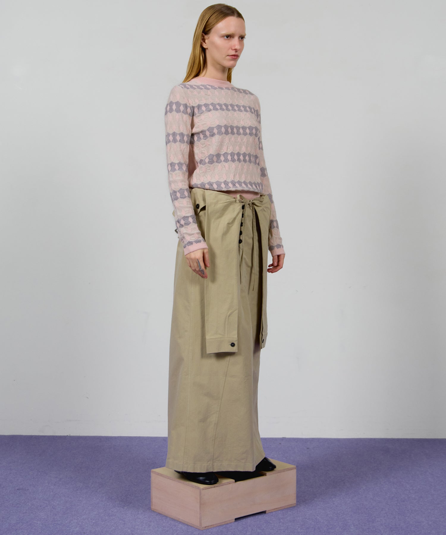 【OPEN YY】WRAP TRENCH SKIRT