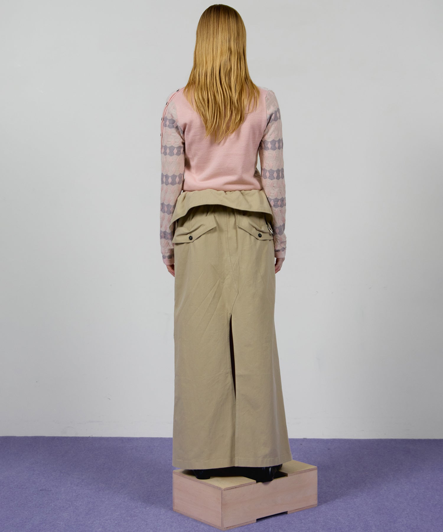 【OPEN YY】WRAP TRENCH SKIRT