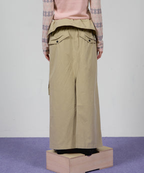 【OPEN YY】WRAP TRENCH SKIRT