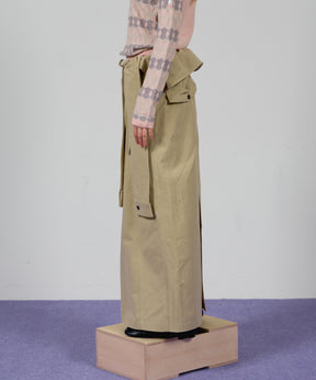 【OPEN YY】WRAP TRENCH SKIRT