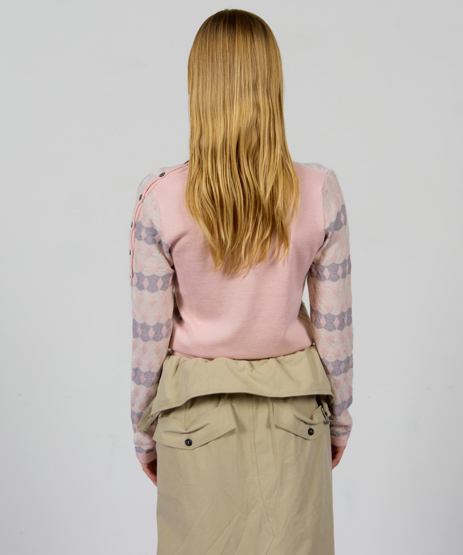 【OPEN YY】JACQUARD PULLOVER