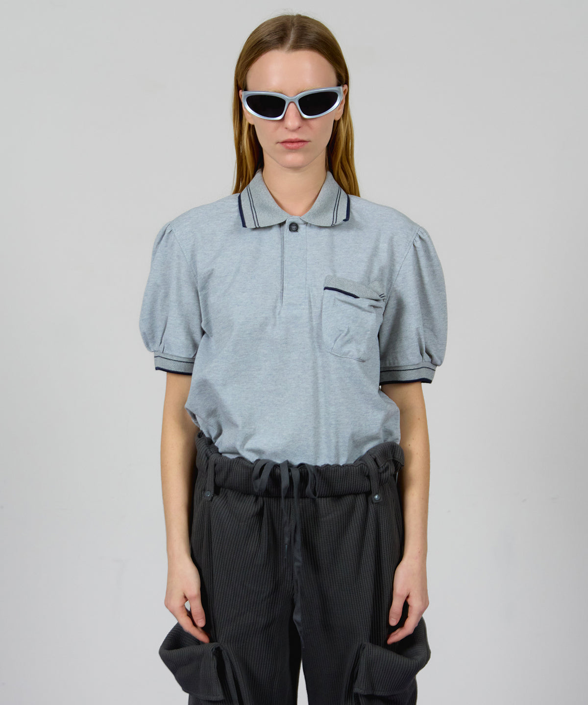 【OPEN YY】PUFFY PIQUÉ POLO