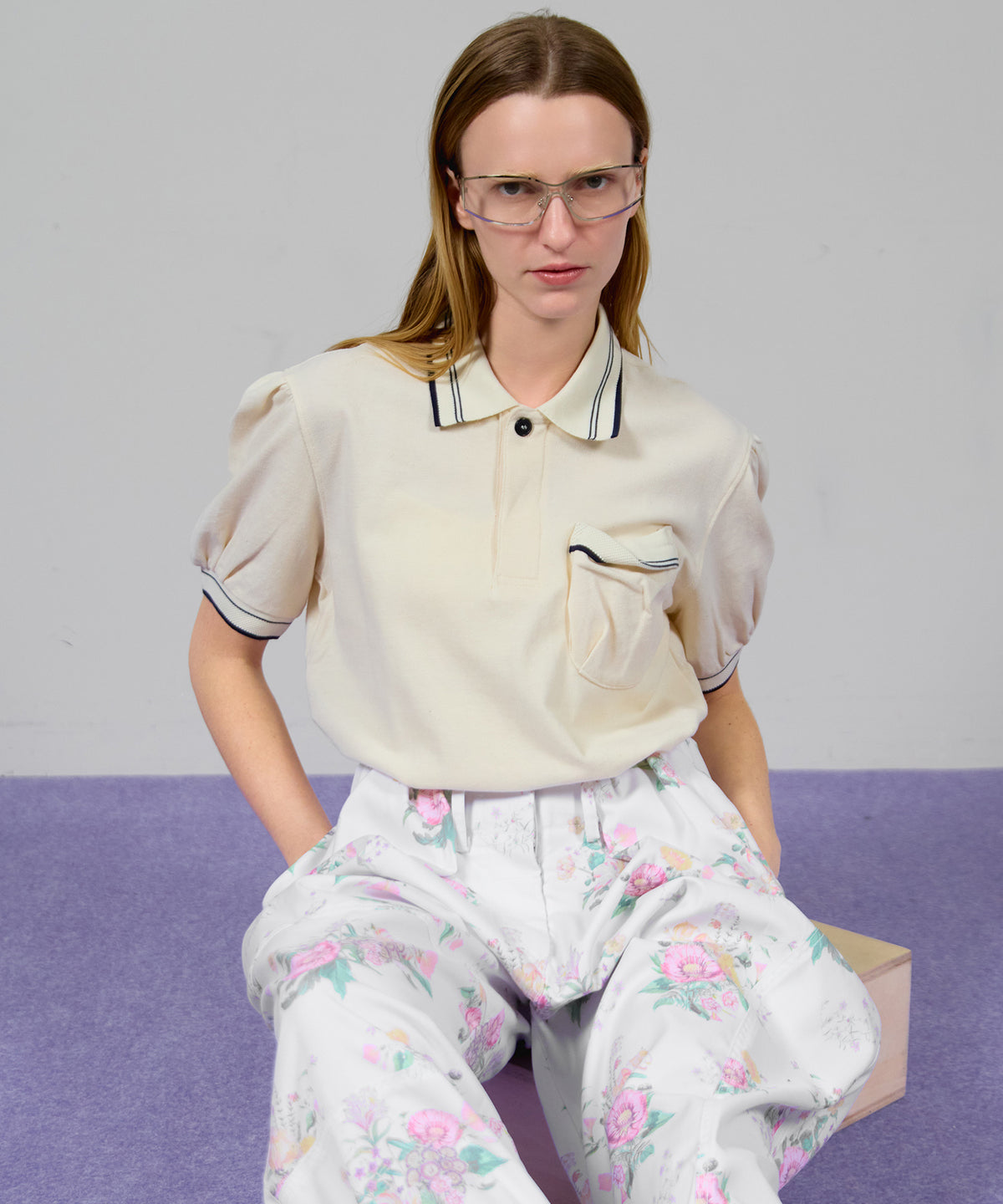 【OPEN YY】PUFFY PIQUÉ POLO