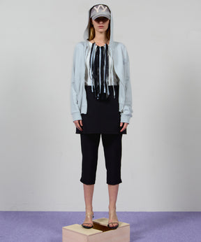 【OPEN YY】SLANT ZIP HOODIE