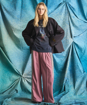 4 Colors Chambray Washable Wool Peaked Lapel Double Breasted Jacket