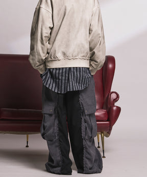 Cut-off Docking Prime-Wide Cargo Pants