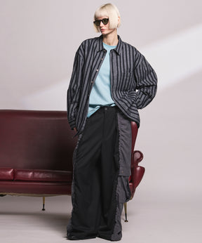 Cut-off Docking Prime-Wide Cargo Pants