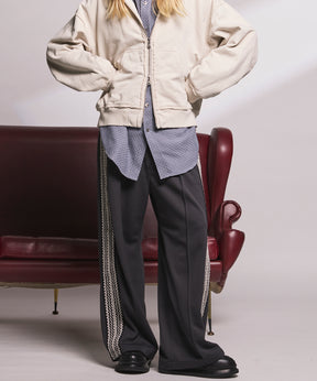 4 Colors Chambray Washable Wool Peaked Lapel Double Breasted Jacket