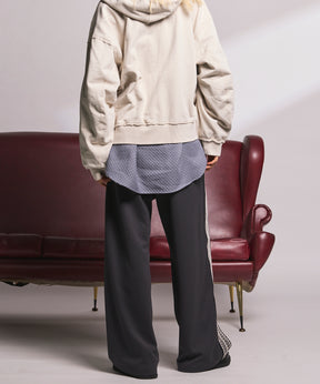 4 Colors Chambray Washable Wool Peaked Lapel Double Breasted Jacket