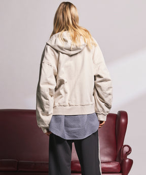 4 Colors Chambray Washable Wool Peaked Lapel Double Breasted Jacket