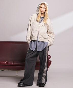 【Italian Dead Stock Fabric】Prime-Over Maxi Regular Collar Shirts Coat