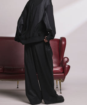 4 Colors Chambray Washable Wool Peaked Lapel Double Breasted Jacket