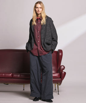 【Italian Dead Stock Fabric】Regular Collar Prime-Over Shirt