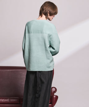 C/A Prime-Over Pullover Crew Neck Knit
