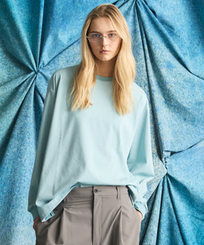 艺术家图形刺绣Prime-Over船长颈长袖T恤