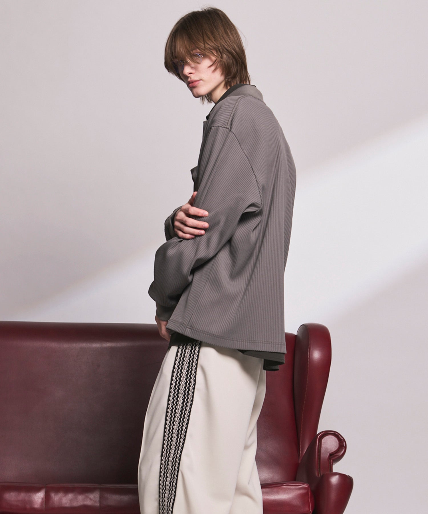 【26SS PRE-ORDER】Omega Rib Prime-Over Long Sleeve Shirt