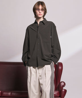 4 Colors Chambray Washable Wool Peaked Lapel Double Breasted Jacket