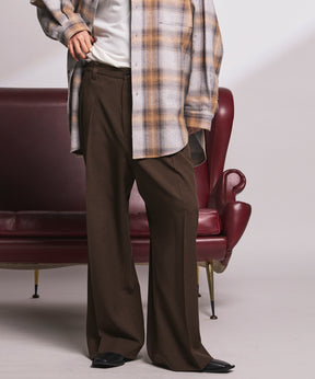 4 Colors Chambray Washable Wool Peaked Lapel Double Breasted Jacket