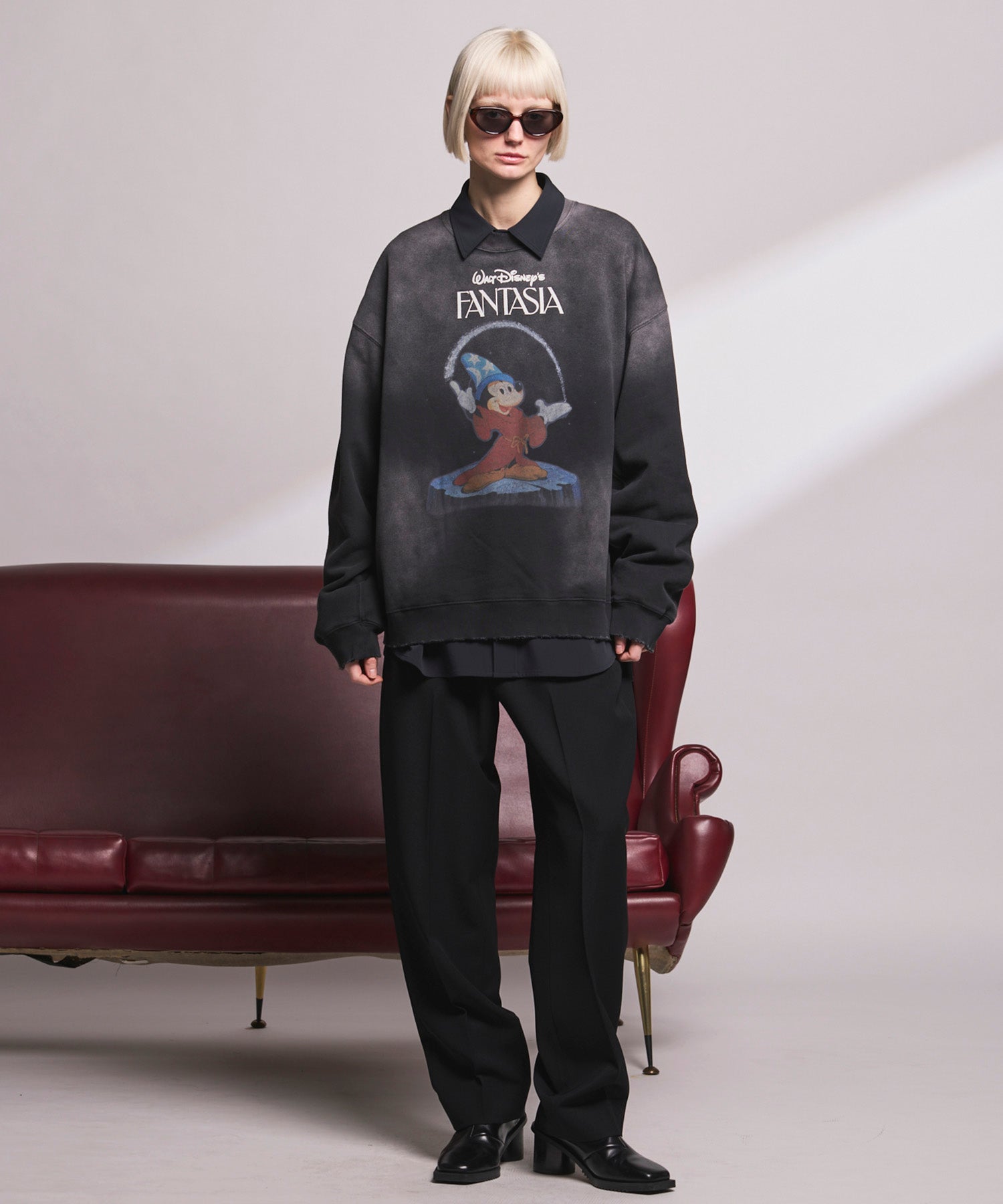 4 Colors Chambray Washable Wool Peaked Lapel Double Breasted Jacket