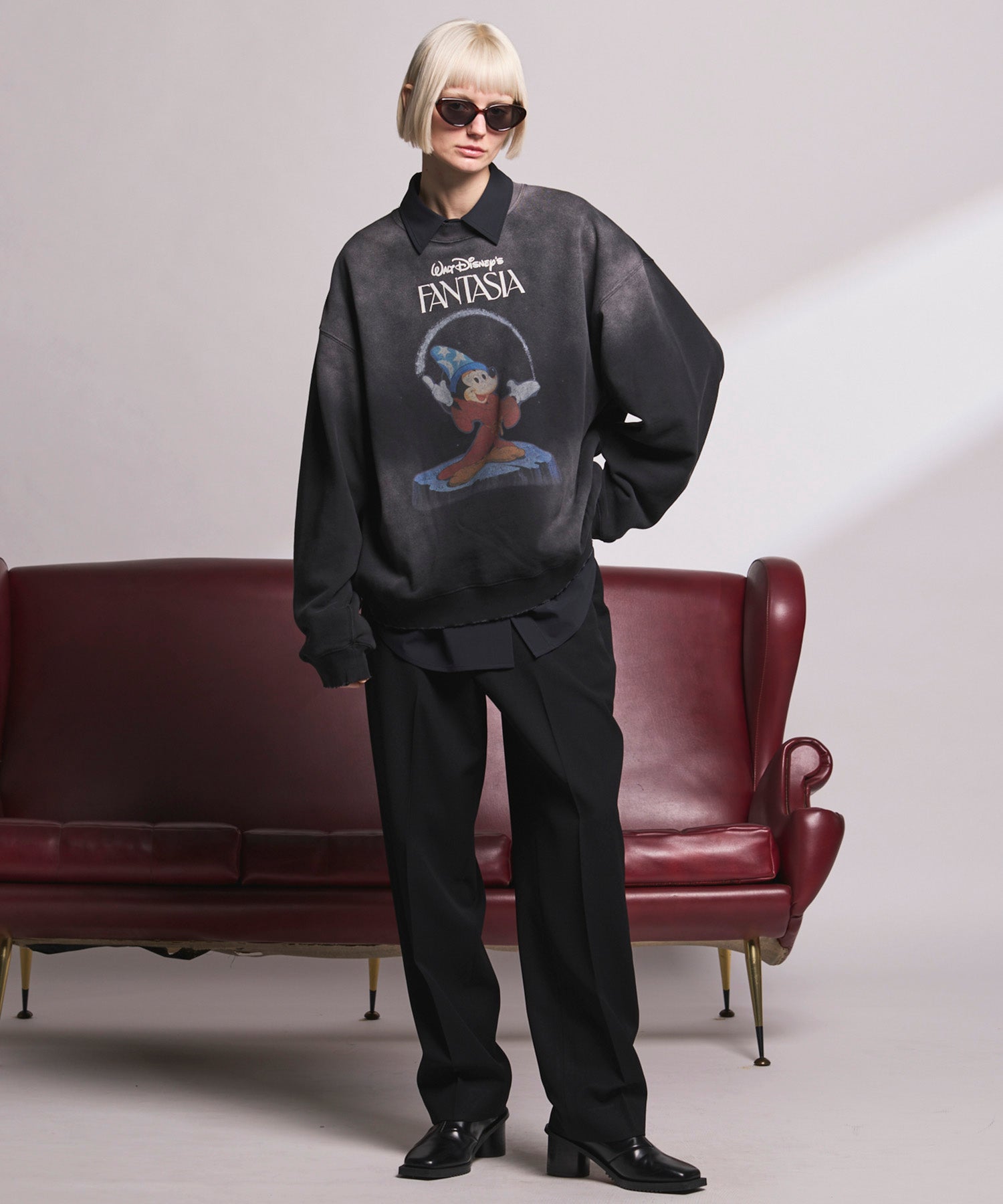 4 Colors Chambray Washable Wool Peaked Lapel Double Breasted Jacket