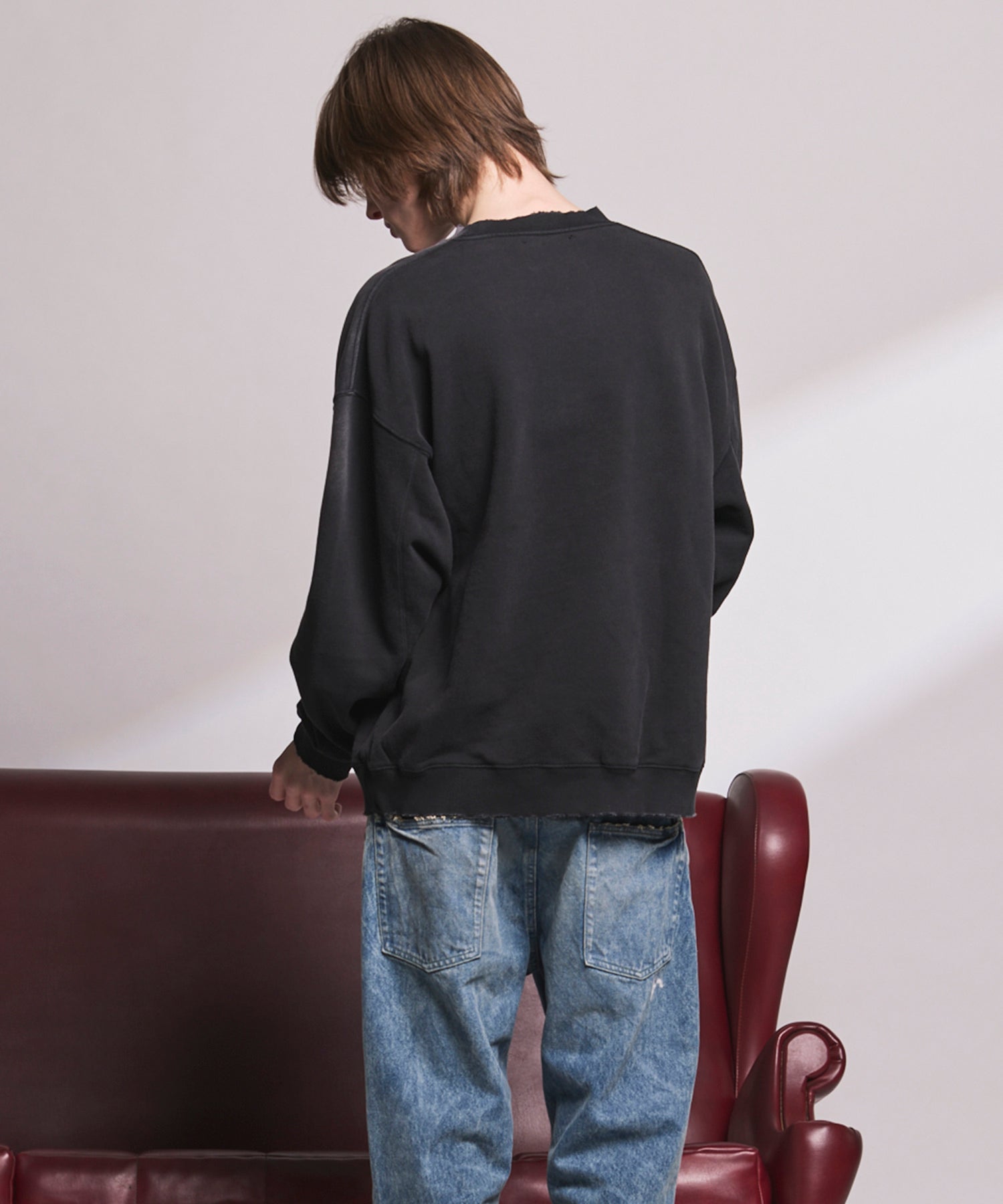 【26ss PRE-ORDER】【MOVIE SERIES】“SESAME STREET”- Elmo - Prime-Over Crew Neck Sweatshirt