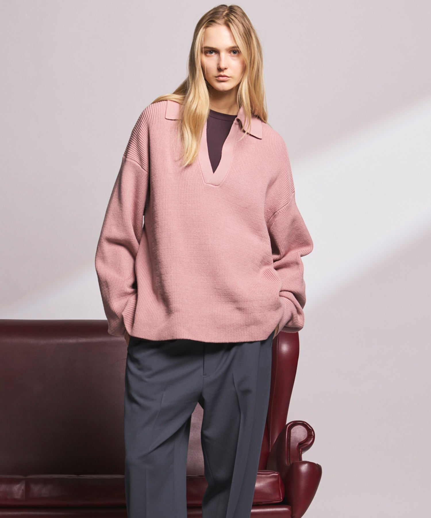 C/A Prime-Over Skipper Knit